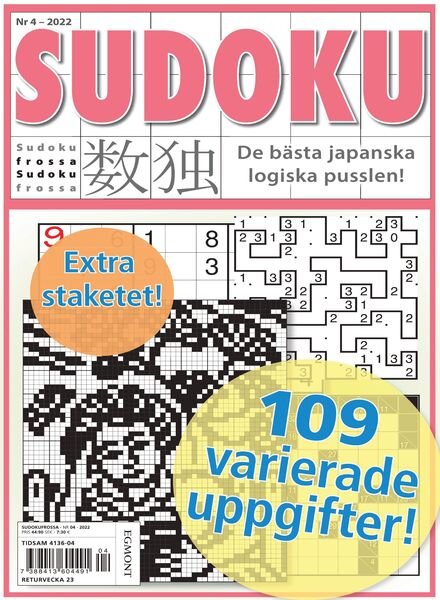 Sudoku Frossa – 21 april 2022 Cover