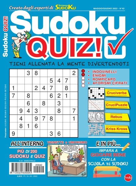 Sudoku Quiz – maggio 2022 Cover