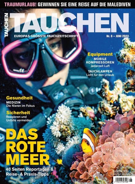 Tauchen – Juni 2022 Cover
