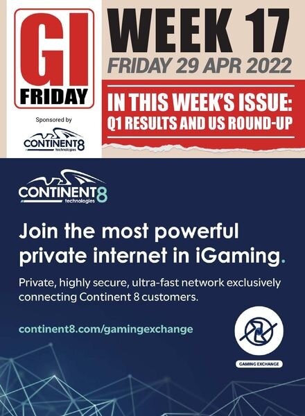 The Gambling Insider Friday – 29 April 2022 Cover