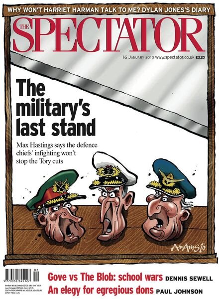 The Spectator – 16 January 2010 Cover