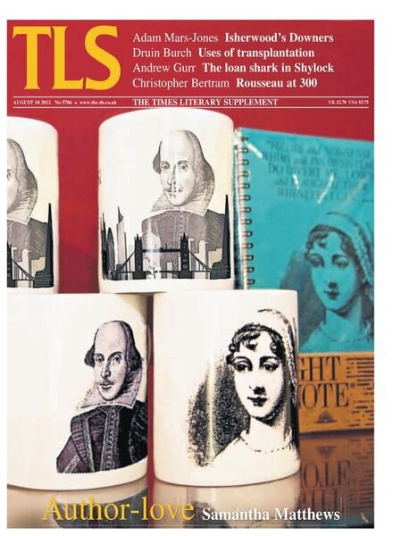 The Times Literary Supplement – 10 August 2012 Cover