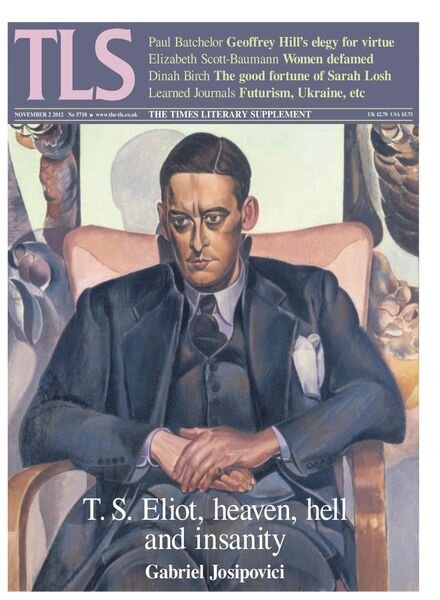 The Times Literary Supplement – 2 November 2012 Cover