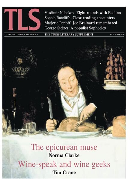 The Times Literary Supplement – 3 August 2012 Cover