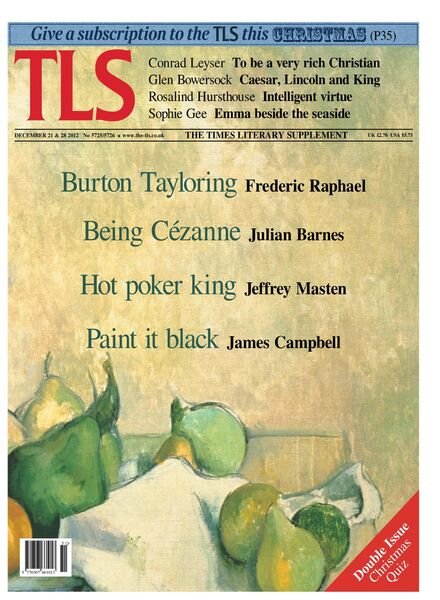 The Times Literary Supplement – December 21-28 2012 Cover