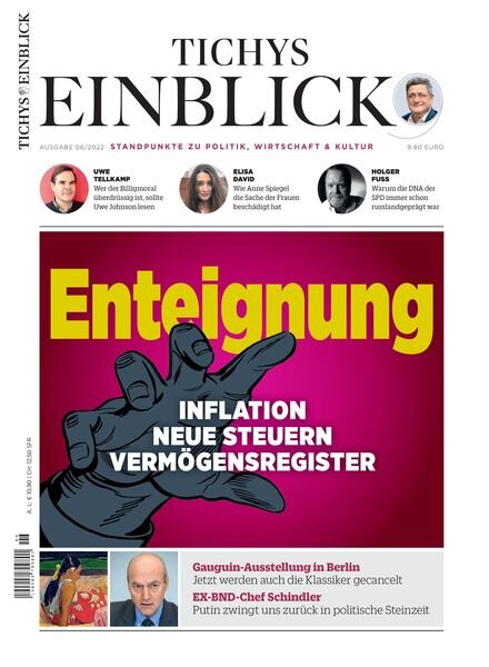 Tichys Einblick – Mai 2022 Cover