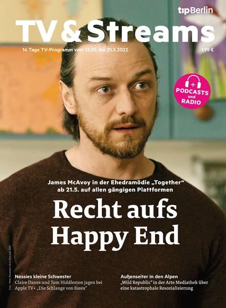 tipBerlin TV & Streams – 10 Mai 2022 Cover