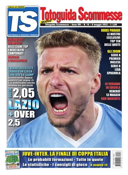 Totoguida Scommesse – 6 Maggio 2022 Cover