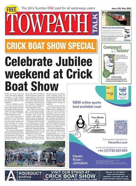 Towpath Talk – May 2022 Cover