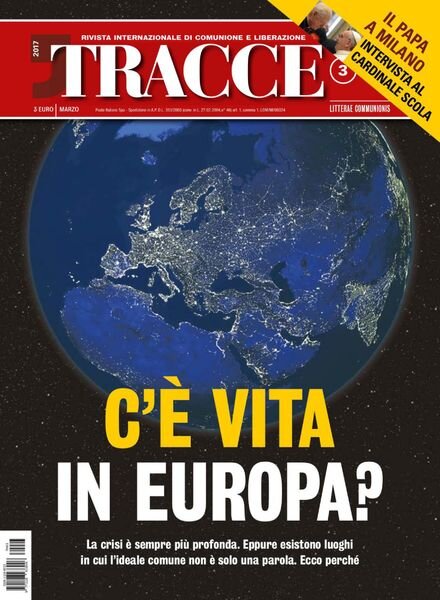 Tracce – Marzo 2017 Cover