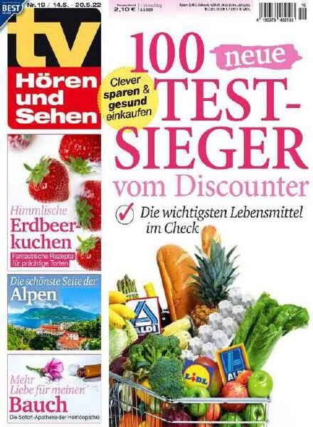 TV HOren und Sehen – 06 Mai 2022 Cover