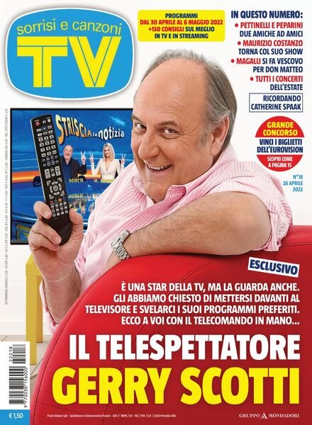 TV Sorrisi e Canzoni – 26 aprile 2022 Cover