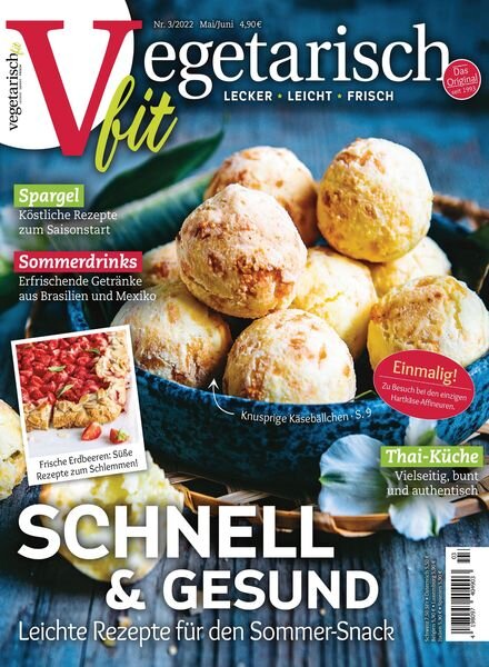 vegetarisch fit – Mai 2022 Cover