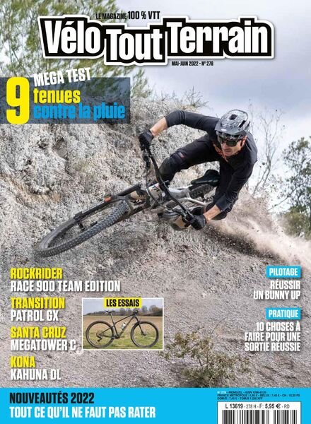 Velo Tout Terrain – Mai-Juin 2022 Cover