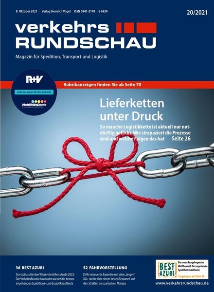VerkehrsRundschau – 05 Oktober 2021 Cover