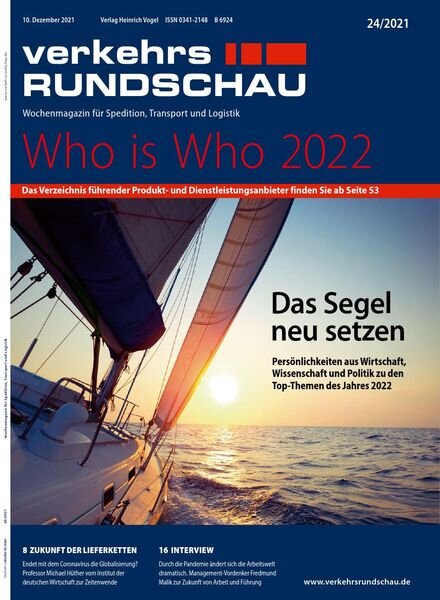 VerkehrsRundschau – 30 November 2021 Cover