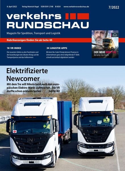 VerkehrsRundschau – April 2022 Cover