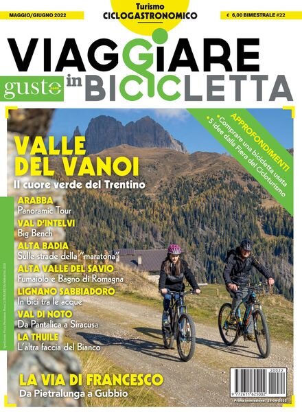 Viaggiare in bicicletta con Gusto – maggio 2022 Cover