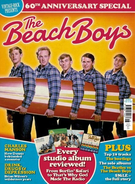 Vintage Rock Presents – The Beach Boys – May 2021 Cover