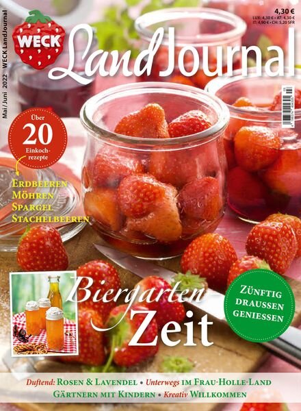 Weck LandJournal – Mai 2022 Cover