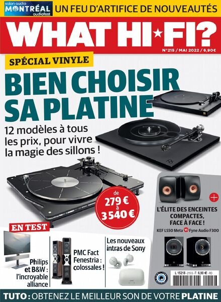 What Hifi France – mai 2022 Cover