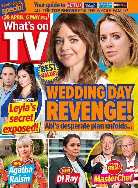 What’s on TV – 30 April 2022 Cover