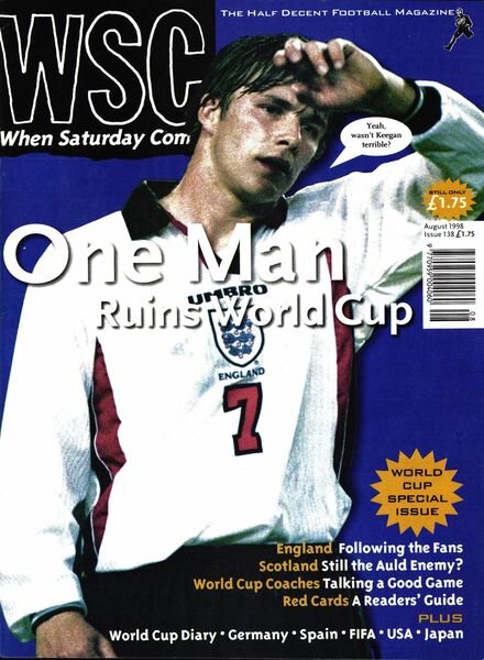 When Saturday Comes – August 1998 Cover