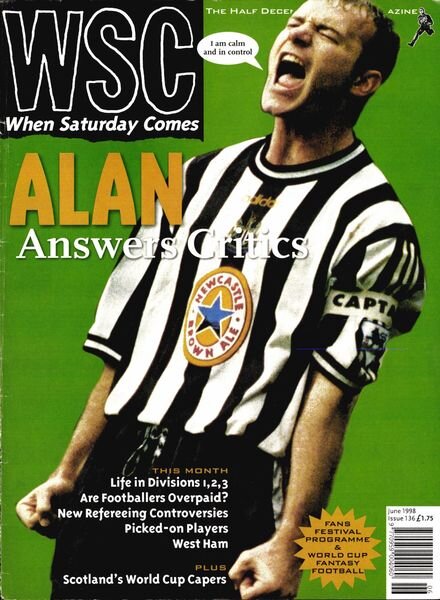 When Saturday Comes – June 1998 Cover