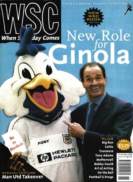 When Saturday Comes – November 1998 Cover