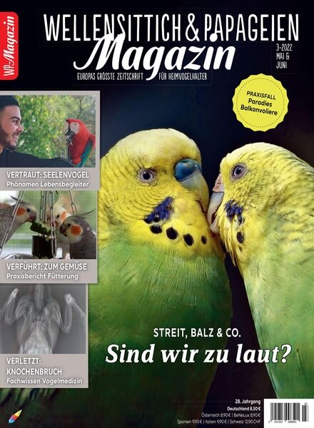 WP-Magazin Wellensittich & Papageien – Mai 2022 Cover