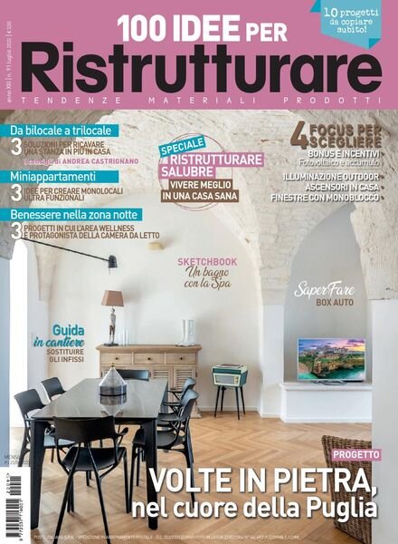 100 Idee per Ristrutturare – luglio 2022 Cover