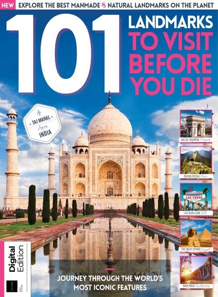 101 Landmarks to Visit Before You Die – 1st Edition 2022 Cover