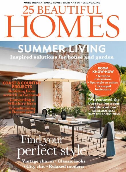 25 Beautiful Homes – July 2022 Cover