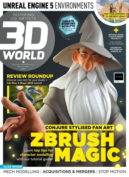 3D World UK – July 2022 Cover