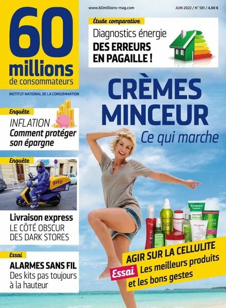 60 Millions de Consommateurs – Juin 2022 Cover