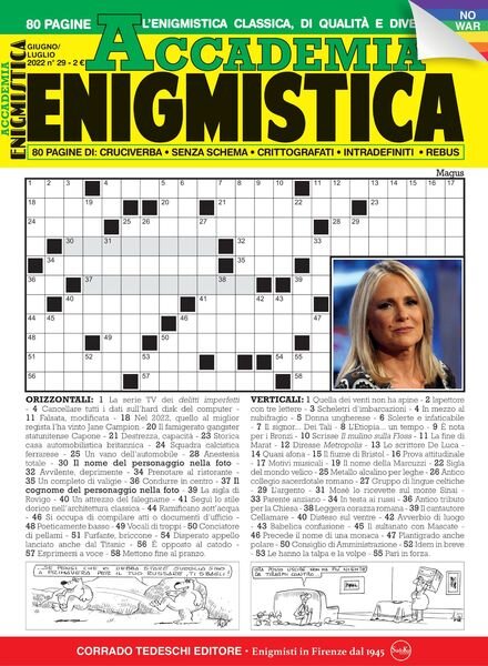 Accademia Enigmistica – giugno 2022 Cover