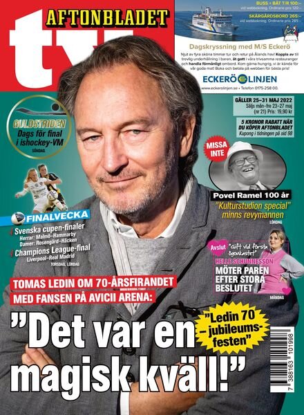 Aftonbladet TV – 23 maj 2022 Cover
