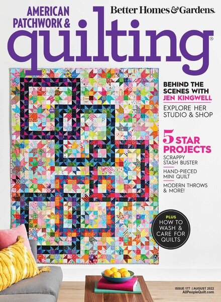 American Patchwork & Quilting – August 2022 Cover