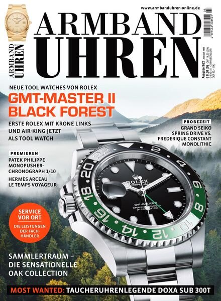 Armbanduhren – Juni 2022 Cover