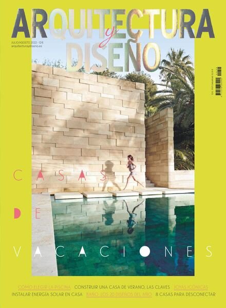 Arquitectura y Diseno – julio 2022 Cover