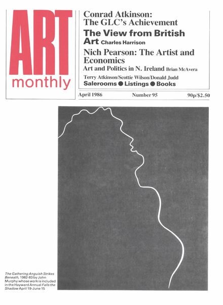 Art Monthly – April 1986 Cover