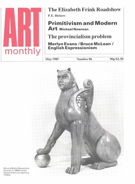 Art Monthly – May 1985 Cover