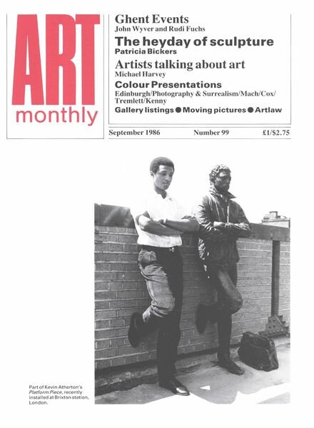 Art Monthly – September 1986 Cover