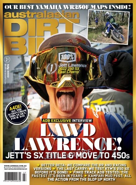 Australasian Dirt Bike – July 2022 Cover