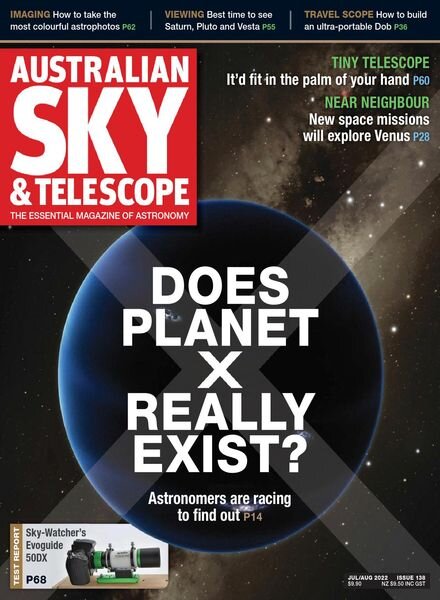 Australian Sky & Telescope – July 2022 Cover