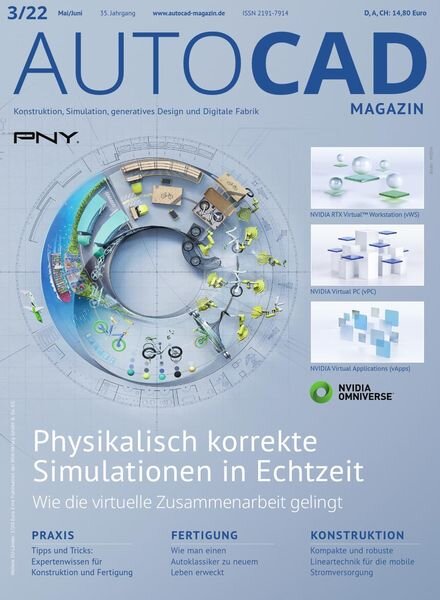 AutoCAD Magazin – Mai Juni 2022 Cover