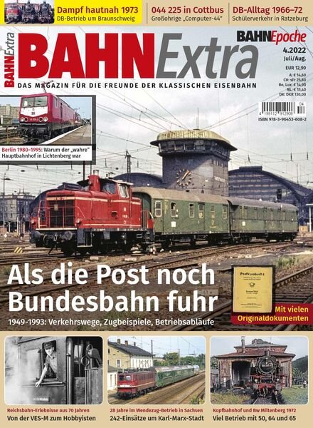 Bahn Extra – Juli-August 2022 Cover
