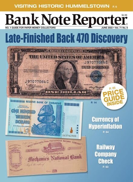 Bank Note Reporter – June 2022 Cover