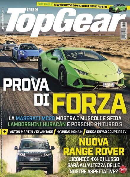BBC Top Gear Italia – luglio 2022 Cover