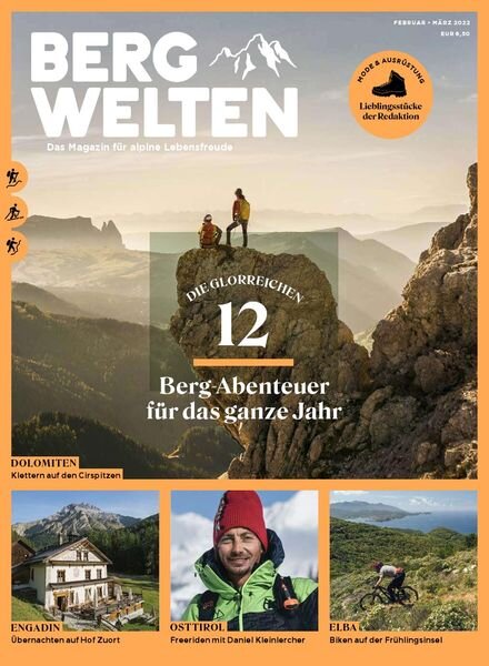 Bergwelten Austria – Februar-Marz 2022 Cover